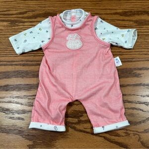 BABY BORN Zapf Creations My Real Baby Annabell Pink Romper Outfit 16-17 inch